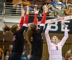 For setting in volleyball this set definition describes terms for slower sets that players first learn so that they know how to run their team's basic offense. 