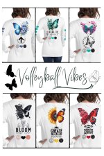 sixbutterflyshirtcollagevolleyballvibeshirt