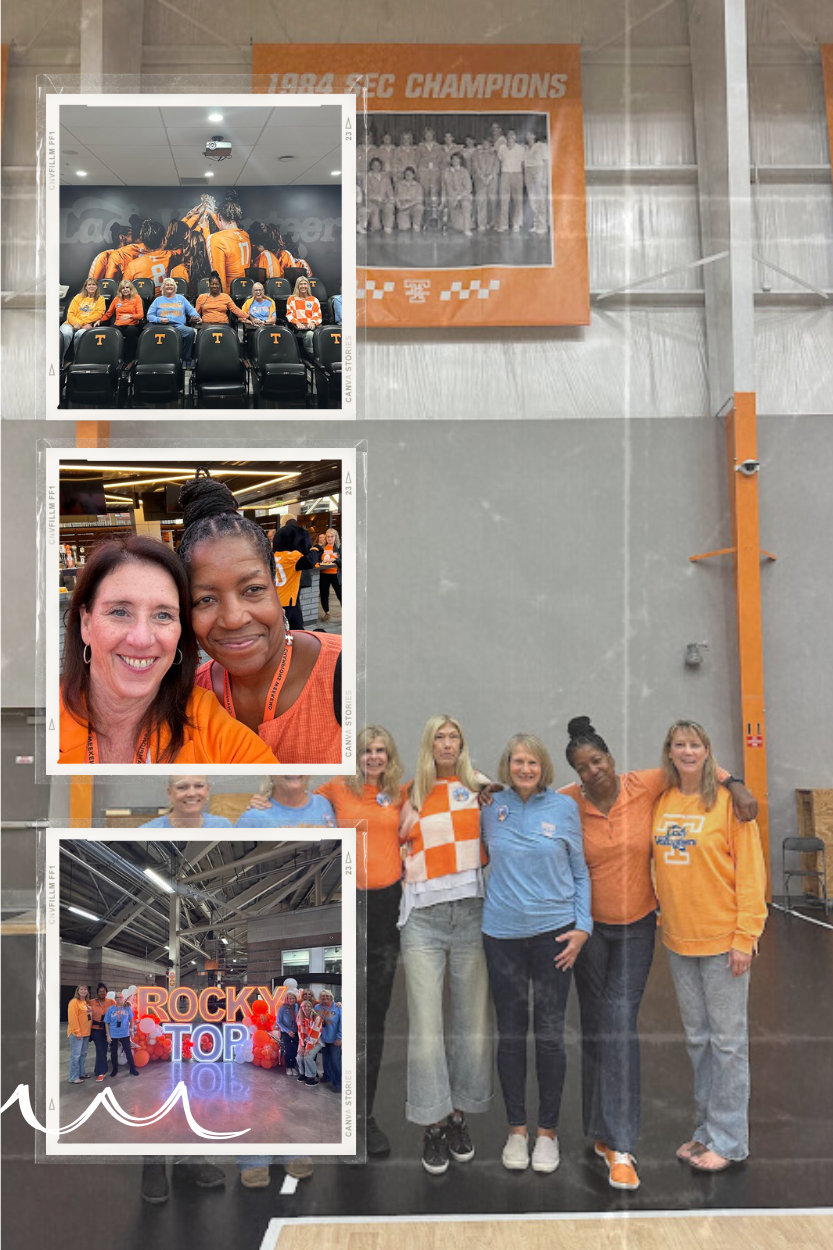 Champion Weekend Neyland stadium Joan Cronan Facility Nov 1 photo collage.