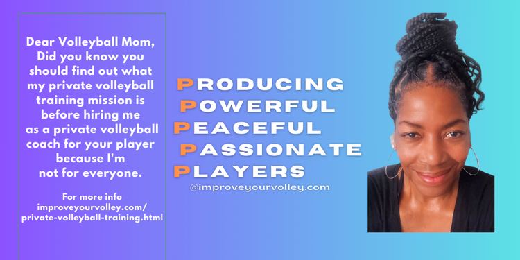 Dear Volleyball Mom Do You Know What Sets My Private Volleyball Training Apart From Anyone In Vegas?
You should learn what my private volleyball training mission says before considering hiring me as a private volleyball coach because I'm not available for everyone.