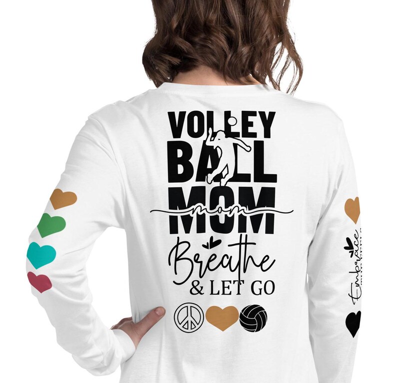 With inspiring messages that promote mindfulness, self love, humor and positivity, my hope is that my volleyball mom shirts serve as a wearable reminder to breathe, center yourself, remember to laugh at the little things and to approach each volleyball challenge with a peaceful mindset.