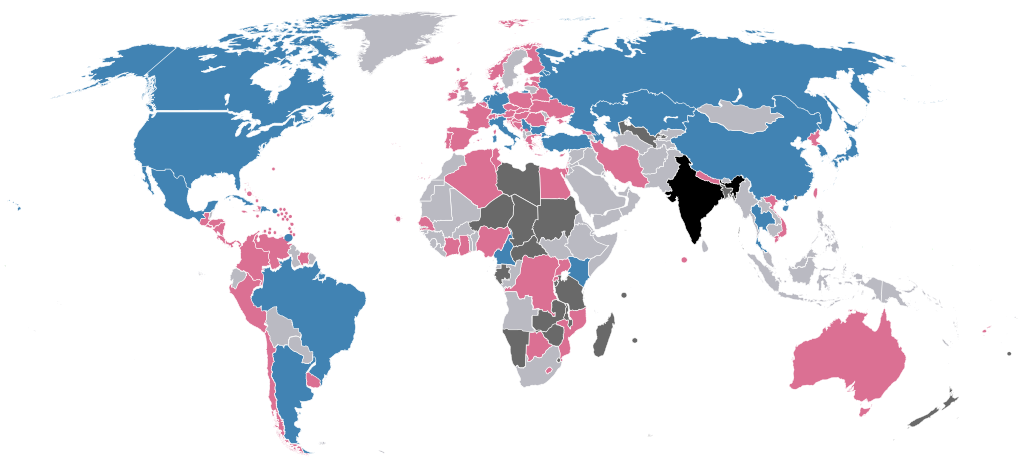 2018 fivb world championship tournament qualification map