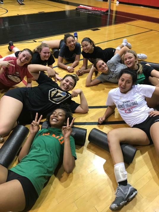 Boot Camp Classes were regularly attended by future state champion finalists, Gatorade Player of the Year winners like Sydney Berenyi and USA U-18 Gold medalist Stanford starting setter Kami Miner. (photo Thursday Night Boot Camp class June 2018)