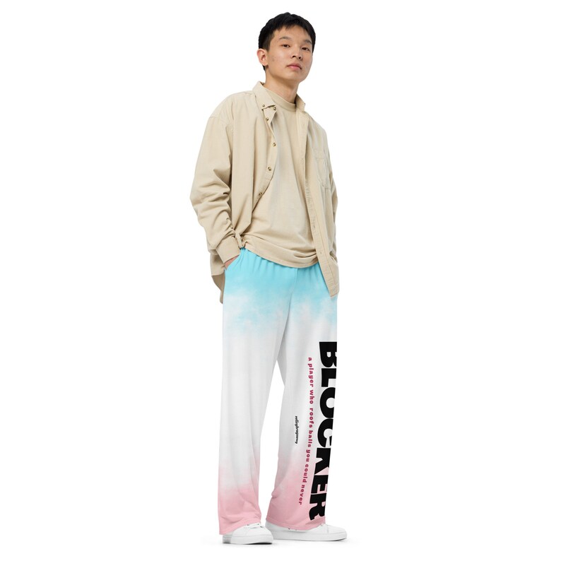 Would you rather wear the same tired blue flannel pants you've had for the past 3 years or is it time to change up and start wearing fresh, fearlessly flamboyant wide leg pajama pants by Volleybragswag in 2023?