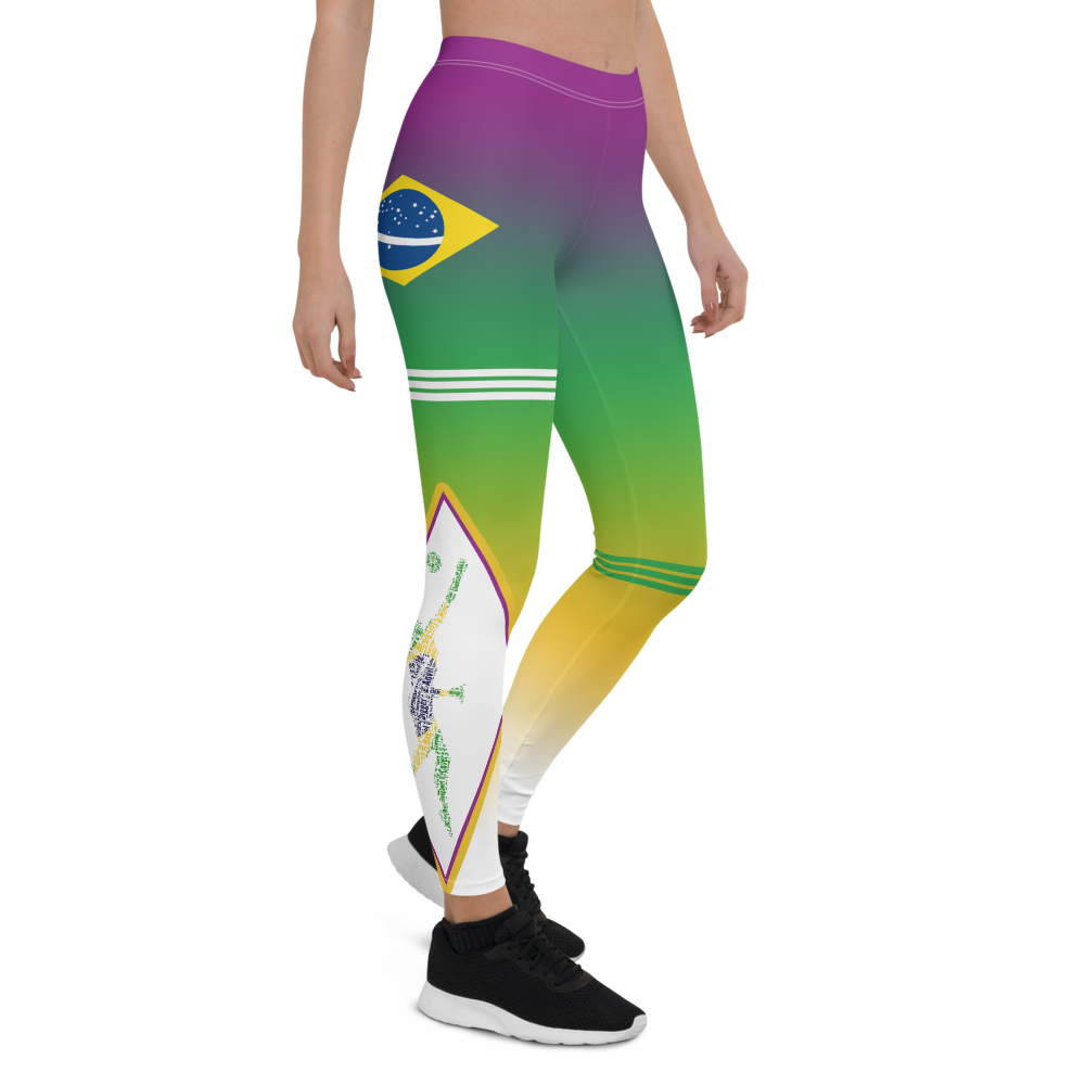 Volleyball Tights For Liberos Brazil Inspired Volleyball Leggings