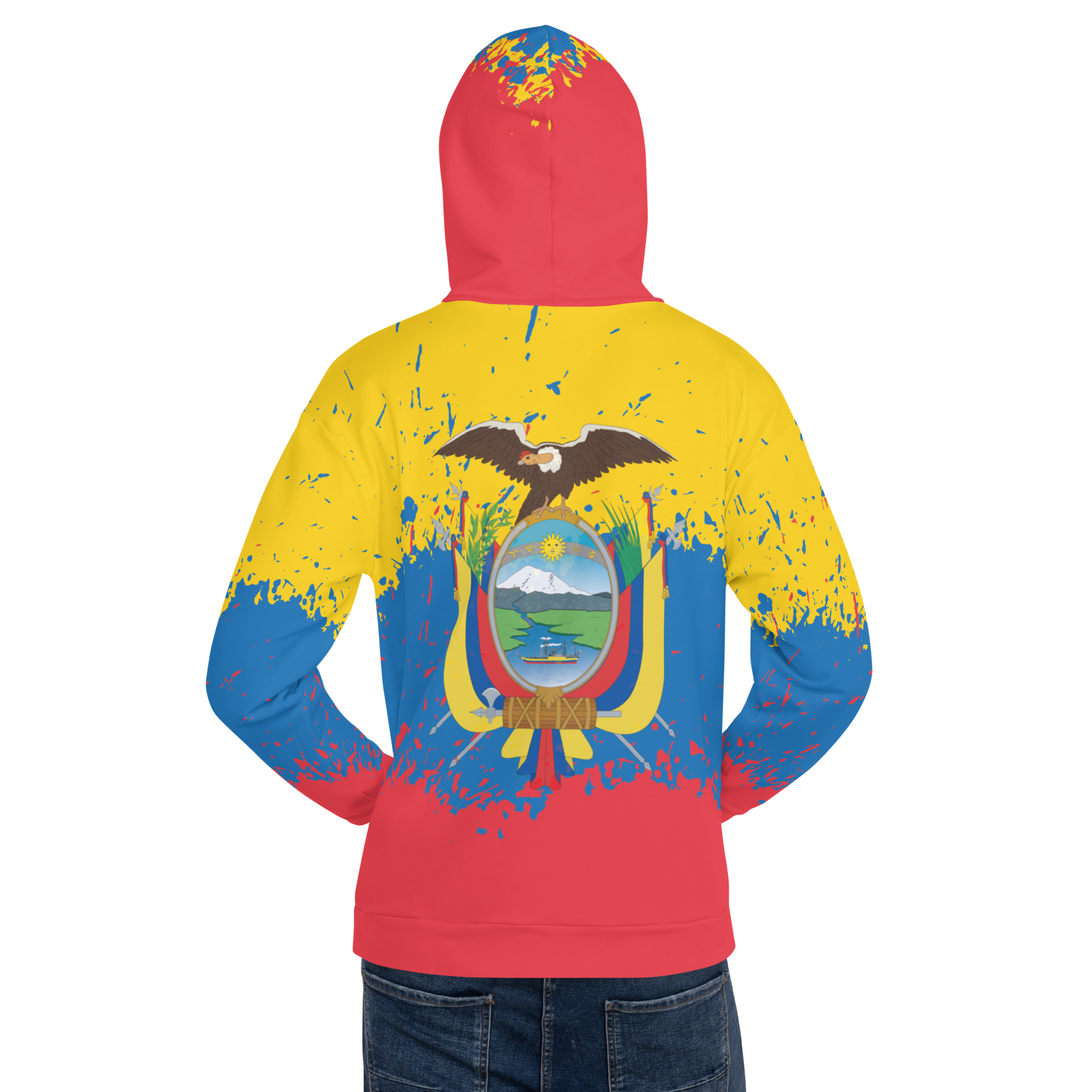 New 2023 arrivals! My colorful Ecuador flag inspired unisex oversized volleyball team hoodies by Volleybragswag are now sold on ETSY!