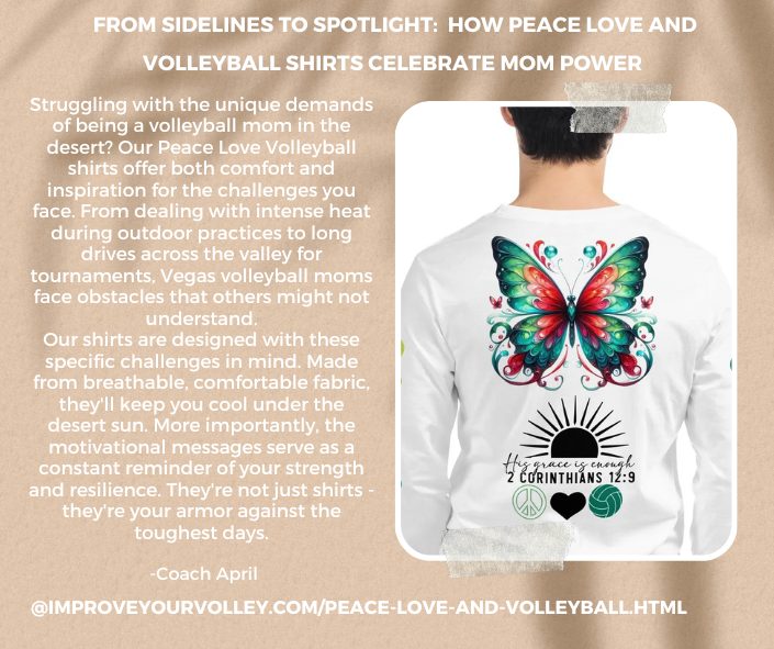 From Sidelines To Spotlight: How Peace Love And Volleyball Mom TShirts Celebrate Mom Power. In the competitive world of volleyball, mental resilience is just as important as physical prowess. Coach April Chapple, a former U.S. National volleyball team player and a Hall of Fame inductee at the University of Tennessee Knoxville, understands this balance better than most