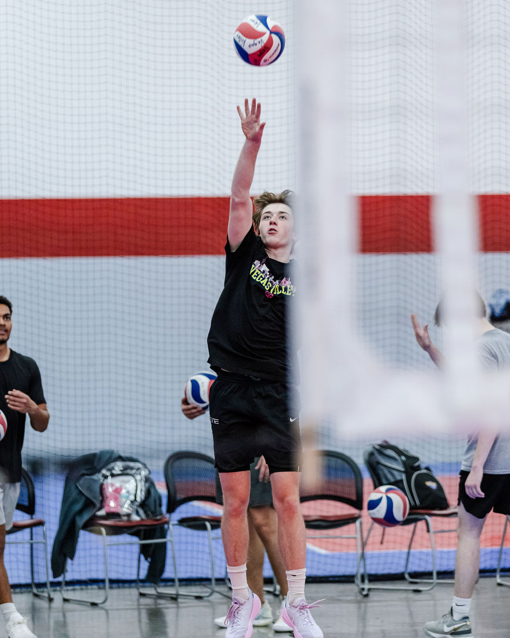 These volleyball drills for serving help you to work on getting the ball to specific zones on the opposing team's court using the float serve and jump serve.  