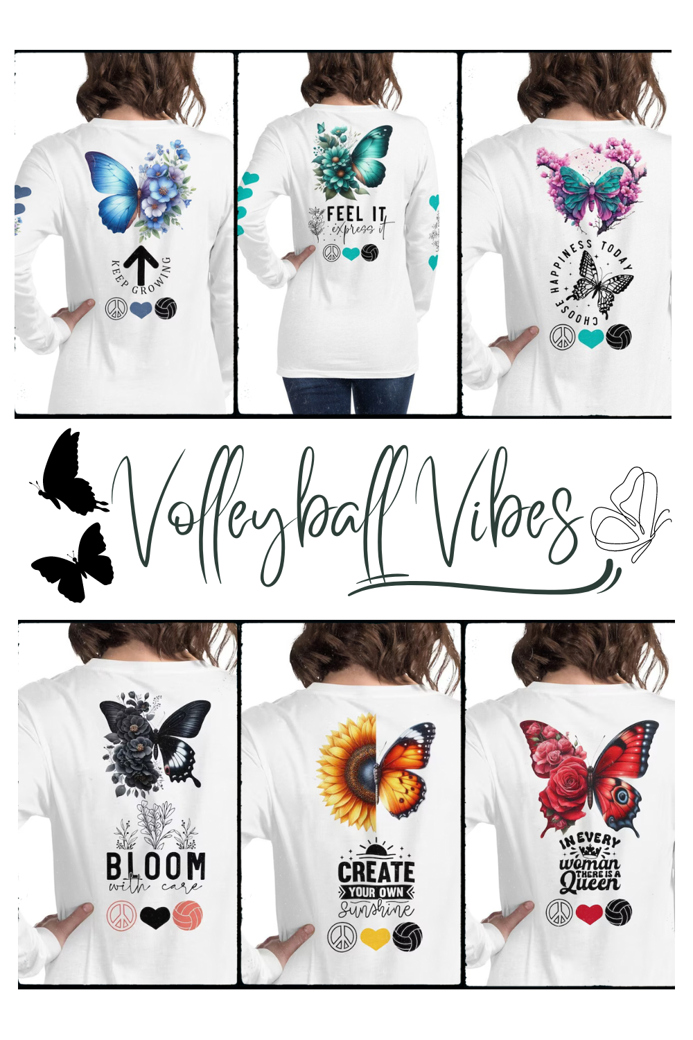 Peace love volleyball shirts for mom have inspiring slogans and design ideas-your new uniform for the greatest show on earth-raising a Vegas volleyball star 