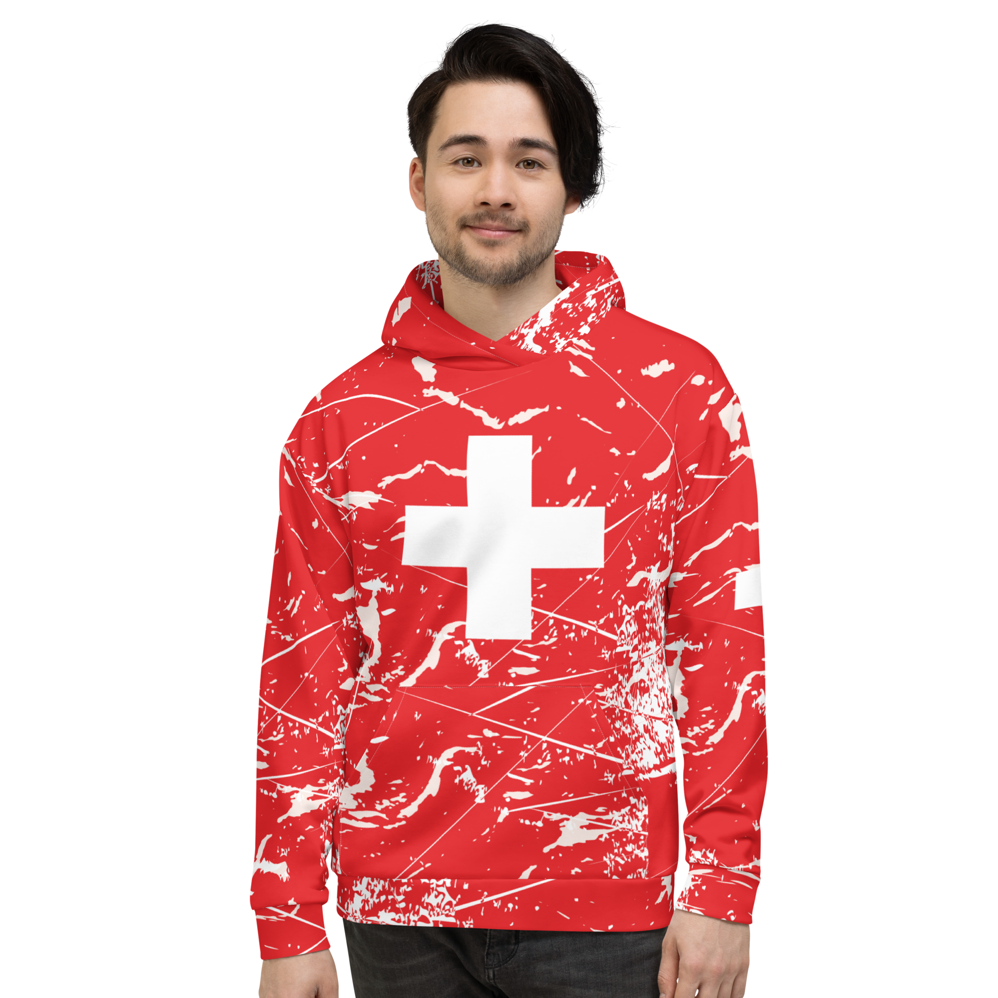 My colorful Switzerland flag inspired unisex oversized volleyball team hoodies by Volleybragswag are now sold on ETSY!