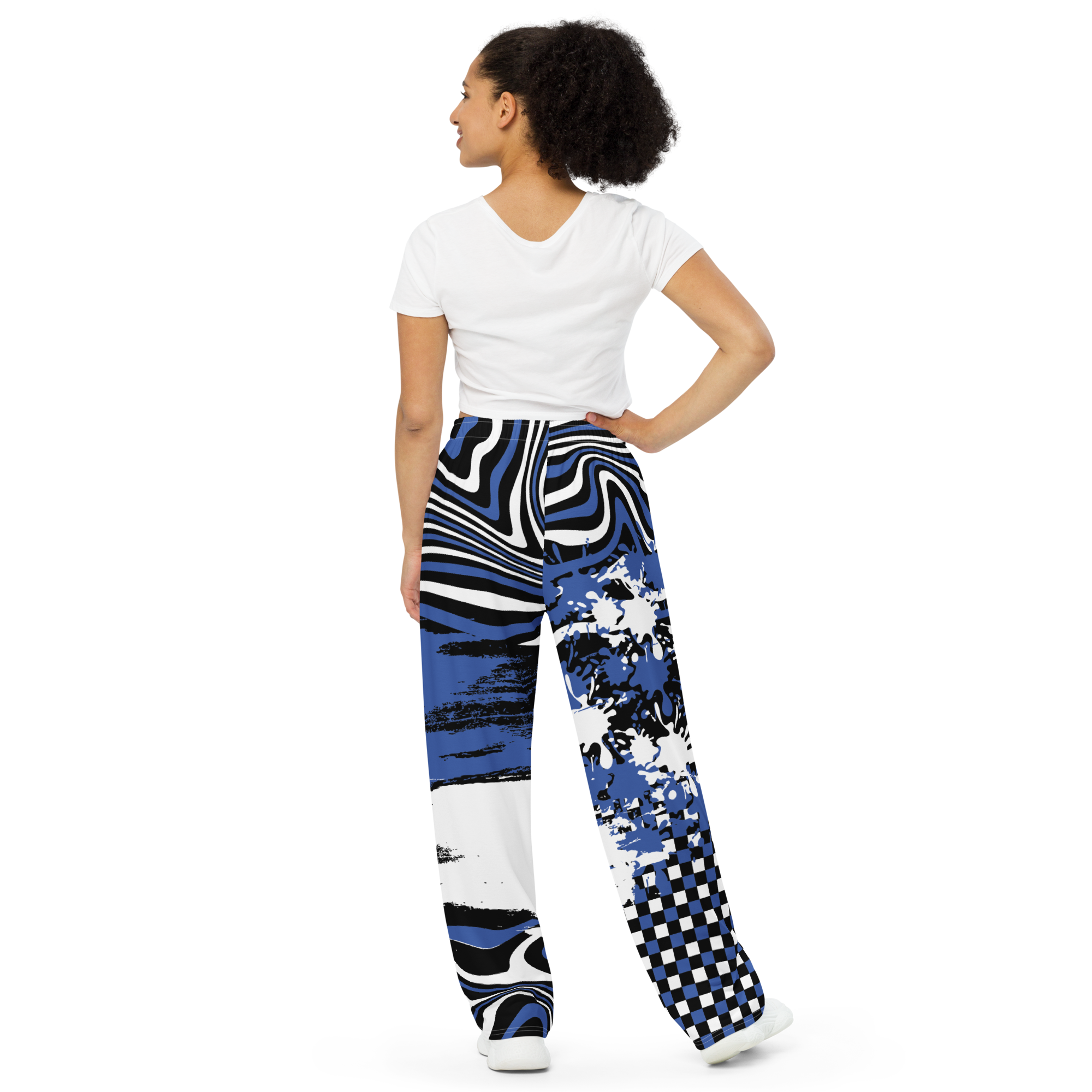 My Volleybragswag on ETSY line of wide leg pajama pants for volleyball players are funky, colorful and inspired by zebras and kaleidoscopes,
(That's crazy inspo, right?)
That creative thinking is what makes them a total upgrade from the plain old flannel pants you've been wearing. Out with old and in with the new!