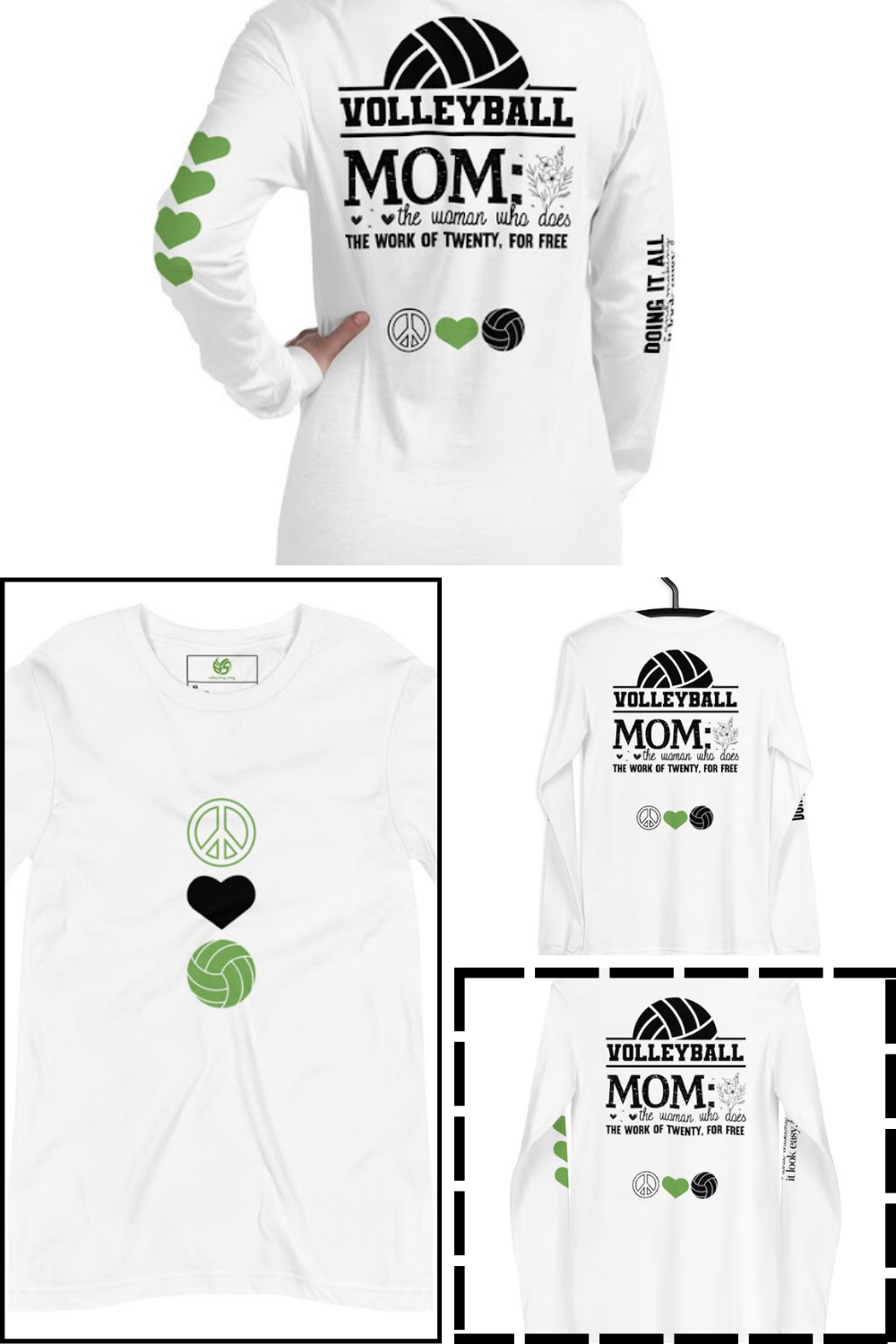 These volleyball shirt ideas for mom offer motivational reinforcement, that ensure that athletes receive both a physical and mental boost when they wear them. 