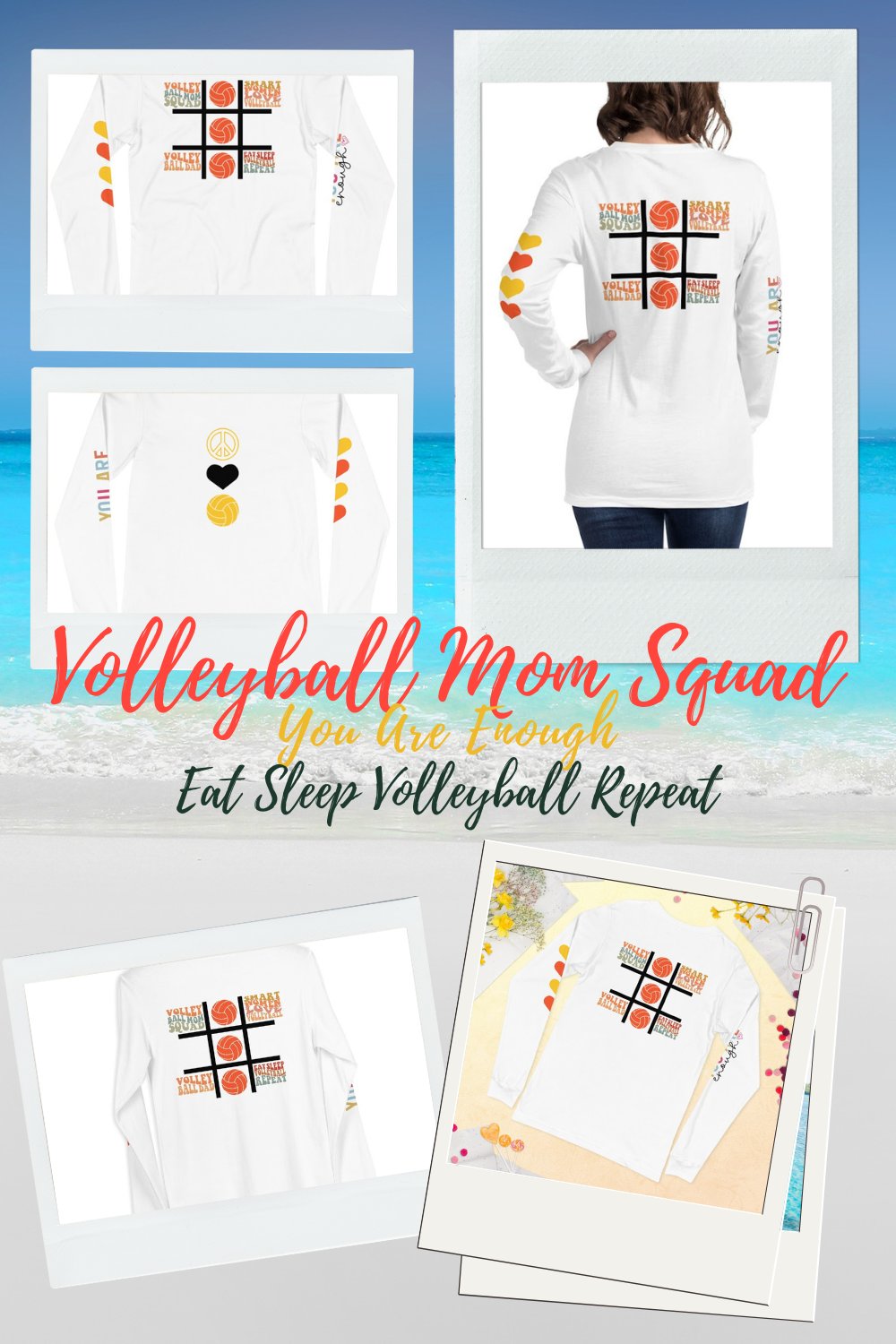 Volleyball moms are you eager to show off the newest trending styles in long sleeve volleyball shirts? These shirts have got you covered. They feature unique volleyball shirt designs that are sure to turn heads.